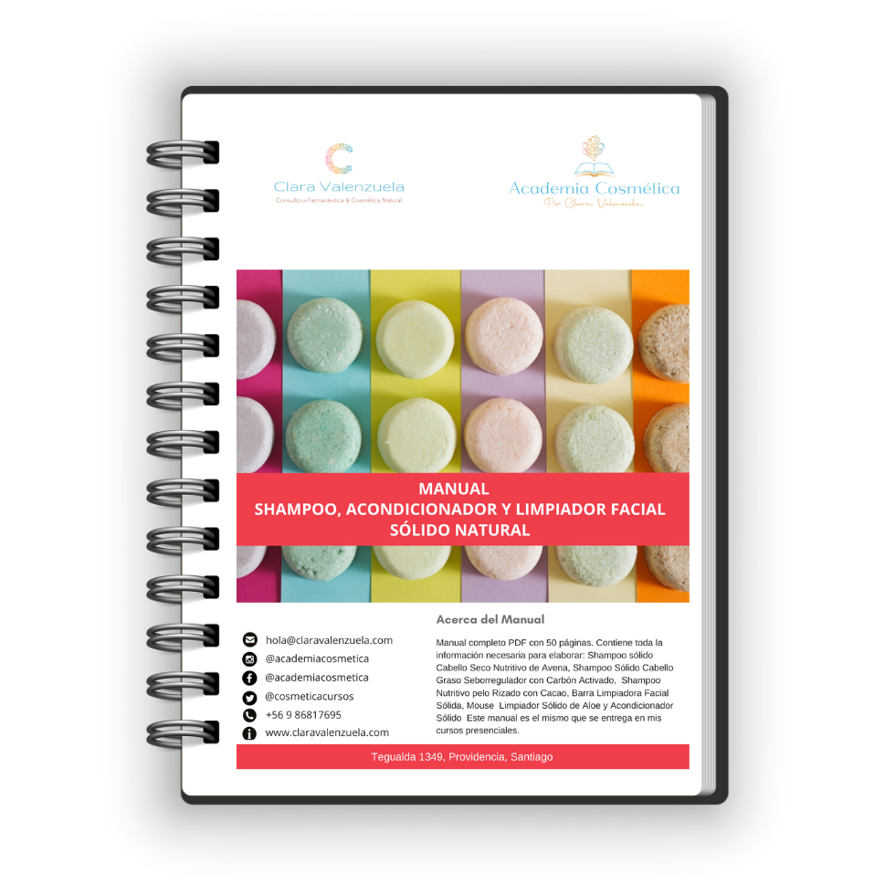 MANUAL SHAMPOO, ACONDICIONADOR, LIMPIADOR FACIAL SÓLIDO NATURAL